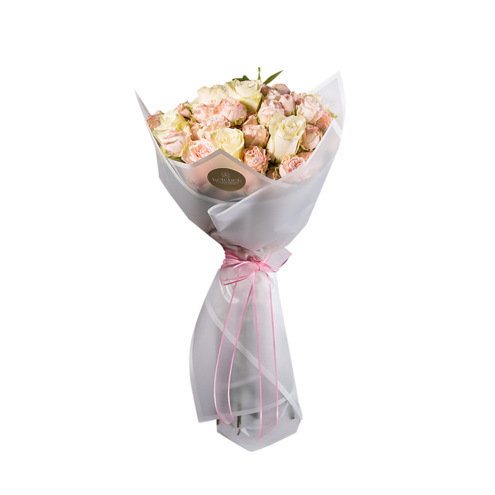 dscf6733_1000px-webp İthal Güllerden Oluşan Sade Zarif Gül Buketi - Görsel 1